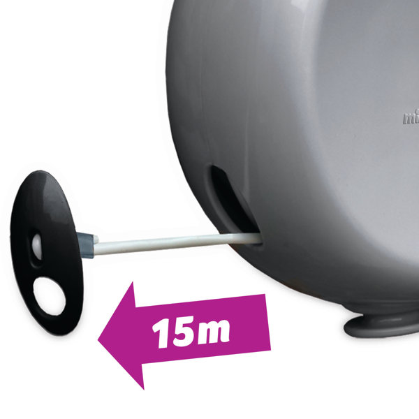 Minky Reel Outdoor Retractable Clothesline & Reviews Wayfair.ie